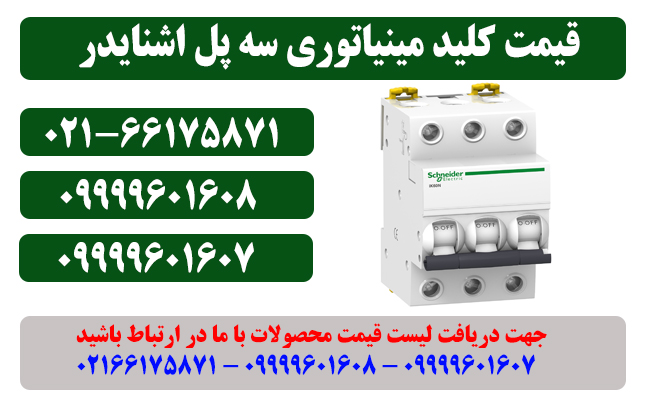 کلید مینیاتوری سه پل اشنایدر